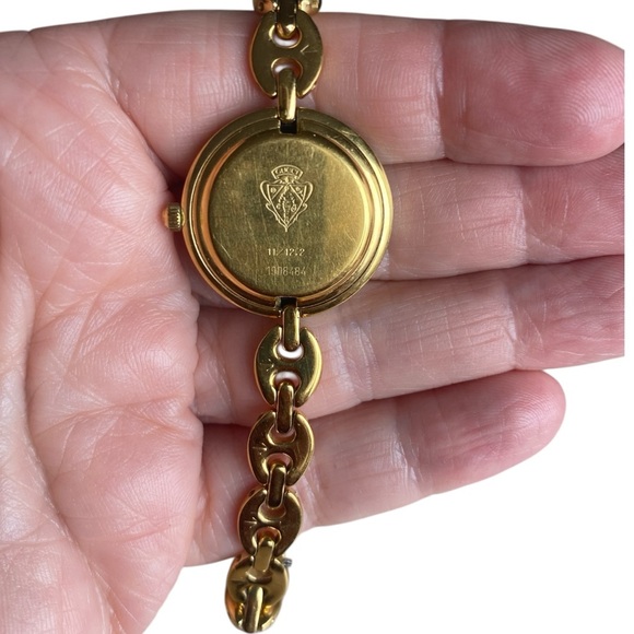 AUTHENTIC Vintage Gucci Interchangeable Bezel Watch w/ 5 Bezels, Box, & Papers - Picture 9 of 16